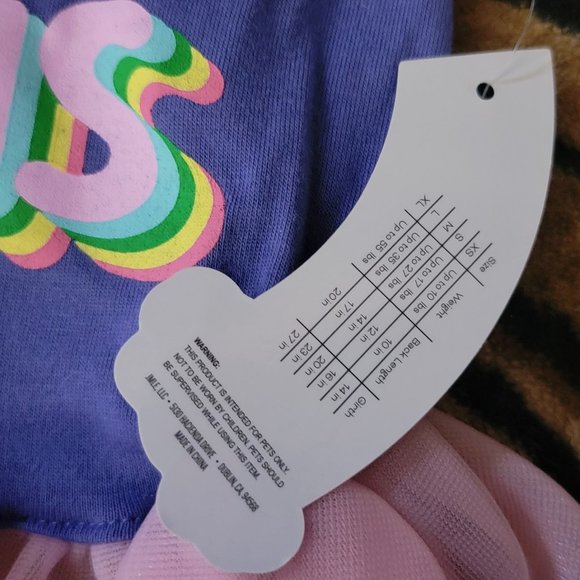 Pet Dress Dog or Cat  " LOVE WINS " xs sm med ea. New w/ Tag! - Picture 4 of 4